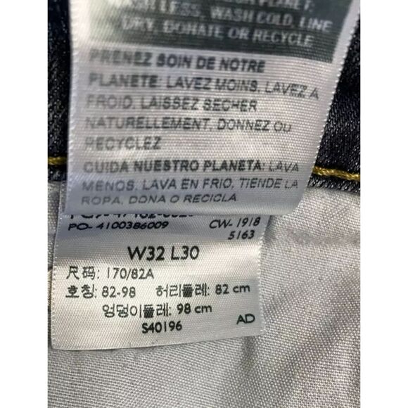 Levis Denizen 218 Straight Fit Distressed Denim Jeans Men 32x30 (Fit 32x29) - Picture 9 of 11